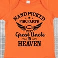 thumbnail image 4 of Inktastic Handpicked for Earth by My Great Uncle in Heaven Boys or Girls Baby Bodysuit, 4 of 5