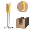 thumbnail image 4 of AVEKI 5Pcs 1/4 Inch Shank Straight Dado Router Bit Set Double Flute Plywood Cut Router Bits Surface Straight Wood Milling Cutter Woodworking Tools 0601M, 4 of 7