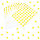 thumbnail image 1 of 2100 Piezas 20 Hojas de Pegatinas de Estrellas Doradas, Estrellas Doradas Autoadhesivas de 1 cm, Pegatinas de Tabla de Recompensas, Mini Pegatinas de Recompensa para Maestros para niños, Tabla de, 1 of 7