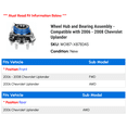thumbnail image 2 of Wheel Hub and Bearing Assembly - Compatible with 2006 - 2008 Chevy Uplander 2007, 2 of 2