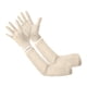 thumbnail image 3 of Guantes largos de protección solar para mujer, guantes para conducir bajo el sol, mangas refrescantes para los brazos, ideales para ciclismo., 3 of 8