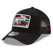 Men's New Era Black Tony Stewart Legends 9FORTY A-Frame Adjustable Trucker Hat