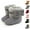 B-grey, variant on Infant Baby Boys Girls Boots Premium Soft Sole Anti-Slip Warm Winter Snow Boots Newborn Crib Shoes