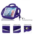 thumbnail image 2 of iPad Mini 5 Case, Kids Case for iPad Mini 4/3/2/1 7.9 inch, Dteck Light Weight Kids-Friendly EVA Shockproof Portable Handle Case with Kickstand, Purple, 2 of 4
