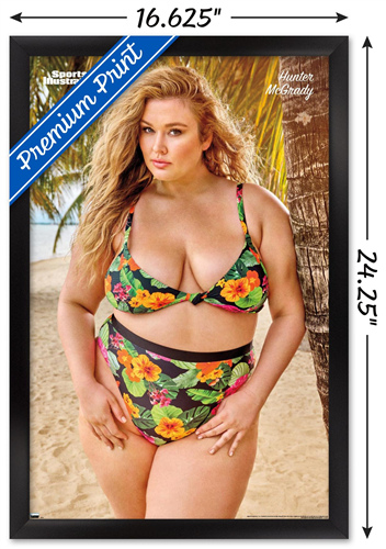 Sports Illustrated: Swimsuit Edition - Hunter McGrady 22 Wall Poster, 14.725" x 22.375" Framed