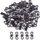 thumbnail image 2 of 50 unids negro plástico s-formado en forma de gutter clips de trabajo pesado ganchos colgando for la boda al aire libre asegurando luces cadena cadena gancho de luz, 2 of 6