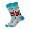 thumbnail image 2 of Kmbangi Christmas Adult Tube Socks with Cartoon Pattern, Vintage Style, 2 of 4