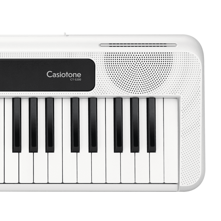 Casio CT-S200 61-Key Portable Keyboard White - Walmart.com