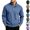 Blue, variant on Men's Old Money Style French Terry Sweatshirt Mock Neck Warm 1/4 Button Pullover Classic Fit Long Sleeve Shirts for Fall Business Casual Daily Wear, Navy, XXXL
