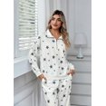 thumbnail image 7 of Richie House Women's Pajama Set 2-Piece Sleepwear Lounge Long Sleeve Zip PJ Set RHW4038-A-L, 7 of 7