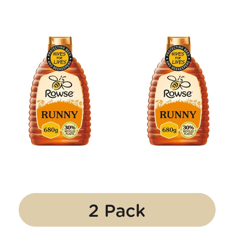 Rowse Pure & Natural Honey 680g, British Import (Pack of 2)