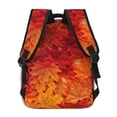 thumbnail image 4 of Wukai Autumn Leaf Laptop Backpack Casual Travel Backpack Large School Bag for College, Business,Travel-One Size, 4 of 5