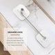 thumbnail image 3 of Fridge Lock,Refrigerator Locks,Freezer Lock with Key for Child Safety,Locks to Lock Fridge and Cabinets-1Pack, 3 of 5