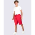 thumbnail image 6 of Real Essentials Boys' 5-Pack Mesh Active Athletic Performance Basketball Shorts With Pockets, 6 of 7