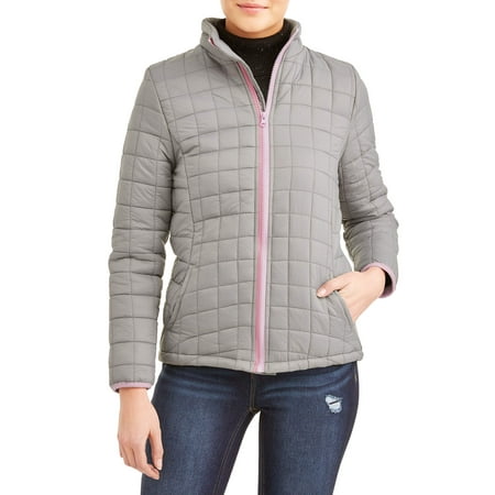 - Women's Fashion Bubble With Contrast Zipper Tape