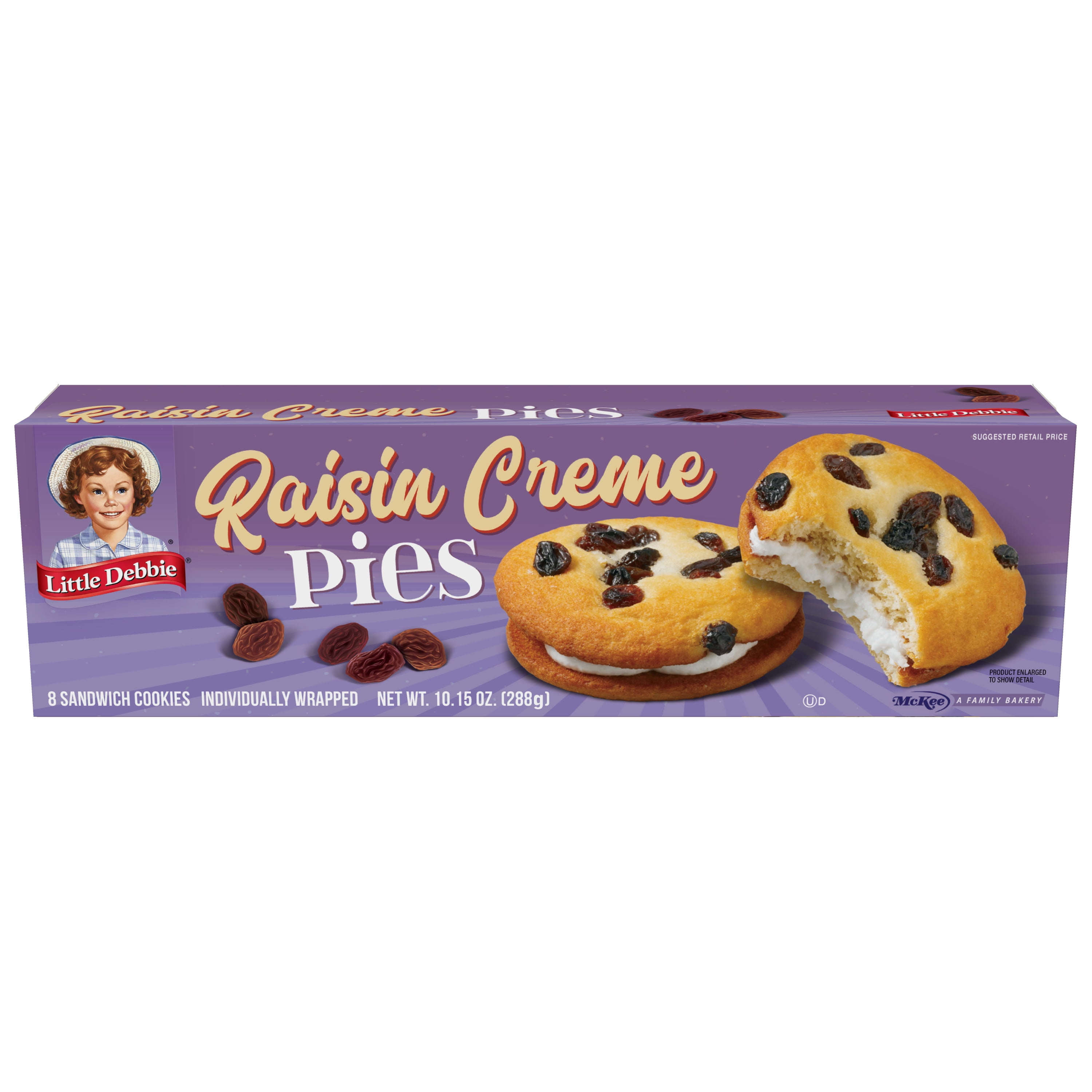 Little Debbie Raisin Crème Pies, 10.15 oz