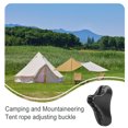 thumbnail image 4 of Soidarity 10 piezas hebillas triangulares Paracord hebilla toldo viento cuerdas tapón montaña Camping accesorios para tienda de campaña de Escalada, 4 of 6