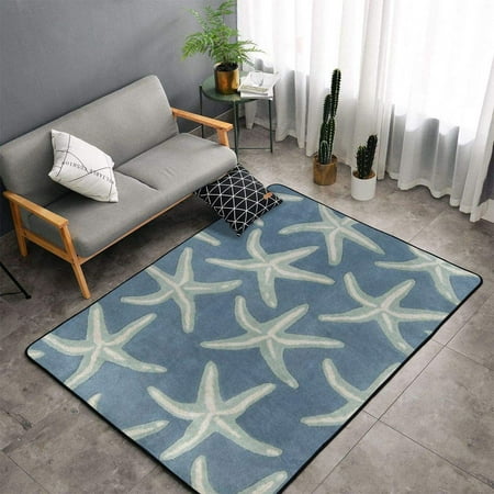rugs washable carpets 3x5 nursery carpet soft floor bed super living modern starfish coastal rug area