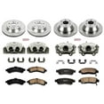 thumbnail image 2 of PowerStop Front and Rear Stock Replacement Brake Pad and Rotor Kit with Calipers Fits: BUICK CHEVROLET GMC ISUZU OLDSMOBILE Select Models KCOE2058, 2 of 5