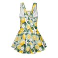 thumbnail image 5 of Tutolipy Lemons Pattern Girls Beach Swimsuit, Stretchy Sleeveless Bathing Suit for Teen Girls Kids, Sleeveless Bodysuit Design Childrens Swimwear Size 8-9 Years, 5 of 8