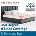 thumbnail image 5 of Guardmax Jersey Knitted California King Zippered Mattress Encasement - Waterproof & Bed Bug Proof Mattress Protector - Comfortable, Soft, and Noiseless Zippered Bedding - Dust Mite Proof (72x84 x12), 5 of 7