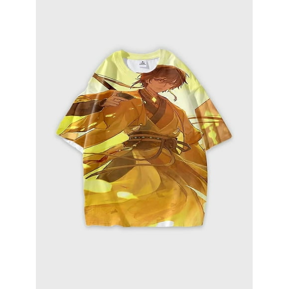 T-shirt short sleeve round neck summer casual loose D241