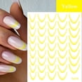 thumbnail image 2 of potrochi Nail Stickers 3D French Nails Stickers Gradient French Tip Stickers for Nails Design French Tips Nail Decals for Nail Art Supplies French Nail Sticker French Manicure Stickers, 2 of 3