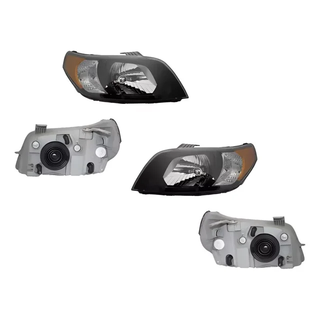 Diforza Par de Faros Chevrolet Aveo Fondo Negro 2012 2013 2014 2015 2016 2017