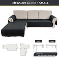 thumbnail image 3 of Sectional Couch Covers L Shape Sofa Cover Waterproof Reversible with Chaise Cover Durable Furniture Protector Sofa Slipcovers for Pets Dog Cat 2-Piece, 3 of 8
