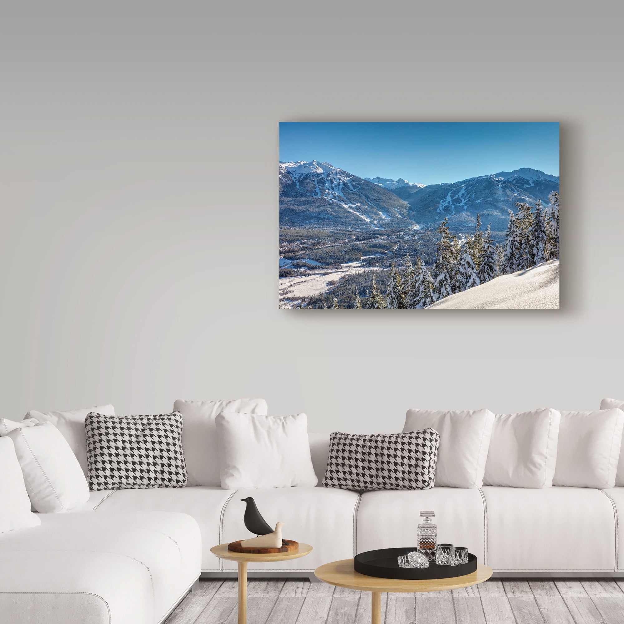 Trademark Fine Art 'Whistler Blackcomb' Canvas Art by Pierre Leclerc