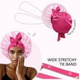 thumbnail image 3 of Satin Bonnet Silk Bonnet for Sleeping Silk Sleep Cap Double Layer Hair Bonnet with Elastic Tie Band for Curly Hair Night Cap, 3 of 3