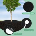 thumbnail image 2 of Anillos de cobertura de árbol no tejidos Uxcell de 8 paquetes, cubierta de tela de maleza de 12.5 pulgadas, aplicable a anillo de mantillo para árboles (negro redondo), 2 of 7