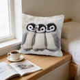 thumbnail image 4 of ddioayh Throw Pillow Cover Animal Print Soft Machine Washable 45x45cm for Sofa Chair Bedroom Home Decor Spring Easter Pet Theme Decorative Gift Idea, 4 of 6