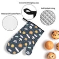 thumbnail image 3 of Pofeuu Cartoon Animals Print Oven Mitts and Pot Holders 4 pcs Set,High Heat Resistant 500 Degree Extra Thicken Long Kitchen Cotton Oven Glove for Cooking, 3 of 6