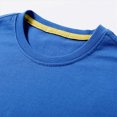 thumbnail image 5 of NIEWTR Boys Cotton T-Shirts Kids 5-10 Years Short Sleeve Crewneck Tshirt Solid Color Basic Tees 2026 Summer Casual Soft Tops(A-Navy,2-3 Years), 5 of 9