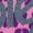 HEATHER BLUE, variant on - Leopard Heart - I Love Barbie - Women's Racerback Tank Top