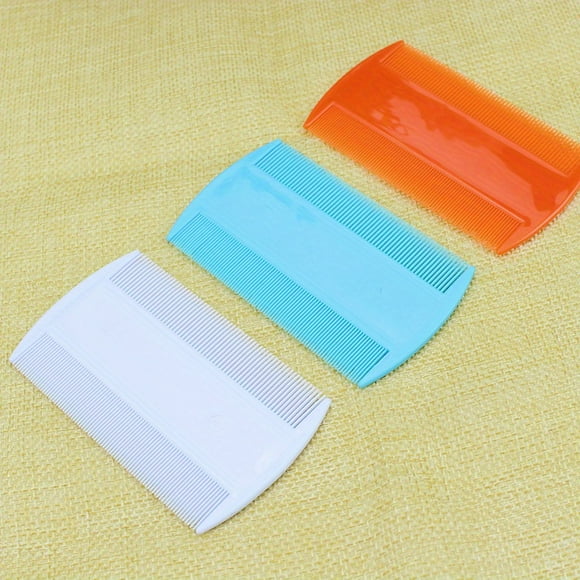 Dual-Sided Flea Comb For Dogs - Dense Teeth PET Grooming Tool With Comfort Grip Handle