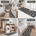 thumbnail image 5 of Blue Highland Cow Flower Pattern Kitchen Rugs Sets Of 3,Kitchen Runner Rugs Non Skid Washable,Decorative Kitchen Floor Mats for Kitchen,Sink,Laundry,17"x30"+ 17"x47" + 17"x59", 5 of 6
