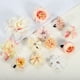 thumbnail image 5 of 12 piezas de clips para el cabello con flores falsas, accesorios para el cabello de flores para mujeres y niñas, rosa y blanco, 5 of 7