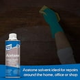 thumbnail image 7 of Klean-Strip 16 Ounce Acetone Strong Fast-Acting Cleaning Fiberglass Heavy Duty Degreaser 95%Pure Low VOC with Chemical Resistant Gloves by Centaurus AZ, 7 of 7
