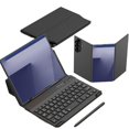 thumbnail image 1 of Mobile Office Keyboard Kit,Leather Keyboard Case Pen Bluetooth For Folding Mouse,Kit Phone Case, 1 of 7