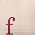 thumbnail image 2 of Simply Daisy 16" x 16" Modern Monogram Decorative Throw Pillow, Cranberry, 2 of 3