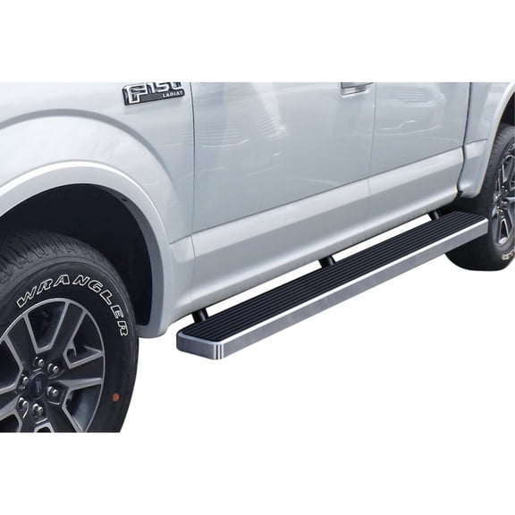 APS 6" Brushed Stainless iSteps Fit 15-26 Ford F150/Ford F250-F550 Rocker Mount