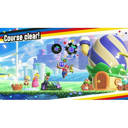 Nintendo Switch – OLED Model + Super Mario Bros. Wonder Bundle - Red and Blue