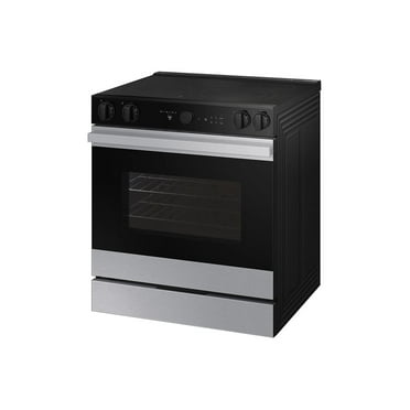 Samsung 6.3 Cubic Foot Electric Slide In Range Camera Smart Dial Convection Self Clean Air Fry NSE6DG8700SR