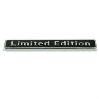 2pcs Limited Edition Emblem Badge car Sticker Limited Edition Logo Black