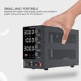 thumbnail image 4 of Fuente De Alimentación CC Variable, Alta Precisión, Bajo Ruido, Fuente De Alimentación De Banco 0-30V 0-5A Carga Rápida USB 18W OCP Interruptor De Alarma De, 4 of 7