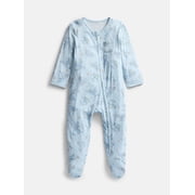 Disney Baby Wishes + Dreams Stitch Footed Sleep N Play, Sizes Preemie-6/9 Months