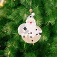 thumbnail image 4 of De Madera Colgante De Árbol De Navidad Con Luz Led Papá Noel Muñeco De Nieve Ciervo Lámpara Colgante Luminosa Decoración Noticed HA040838-02, 4 of 6