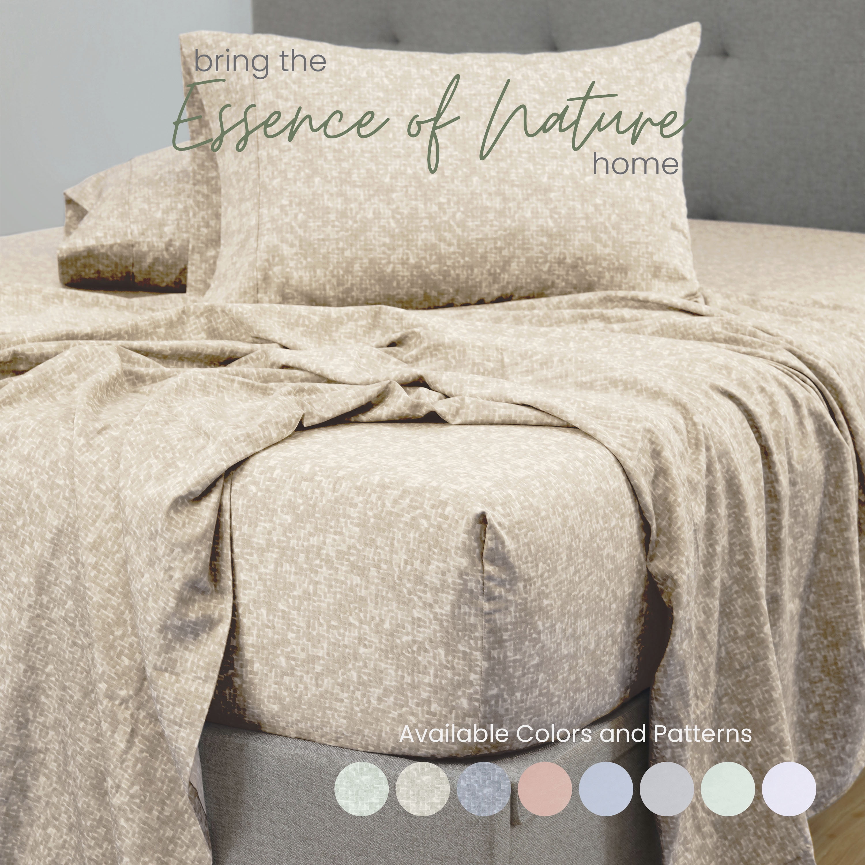 Martex Restore Cooling Bed Sheet Set, Twin, Linen